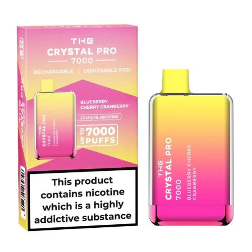 The Crystal Pro 7000 Disposable Vape Pod 10x Multipack