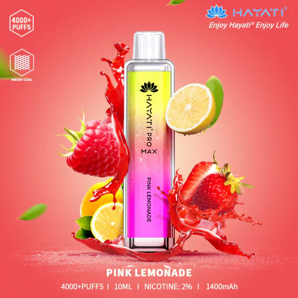 The Hayati Pro Max 4000 Disposable Vape Device 20MG
