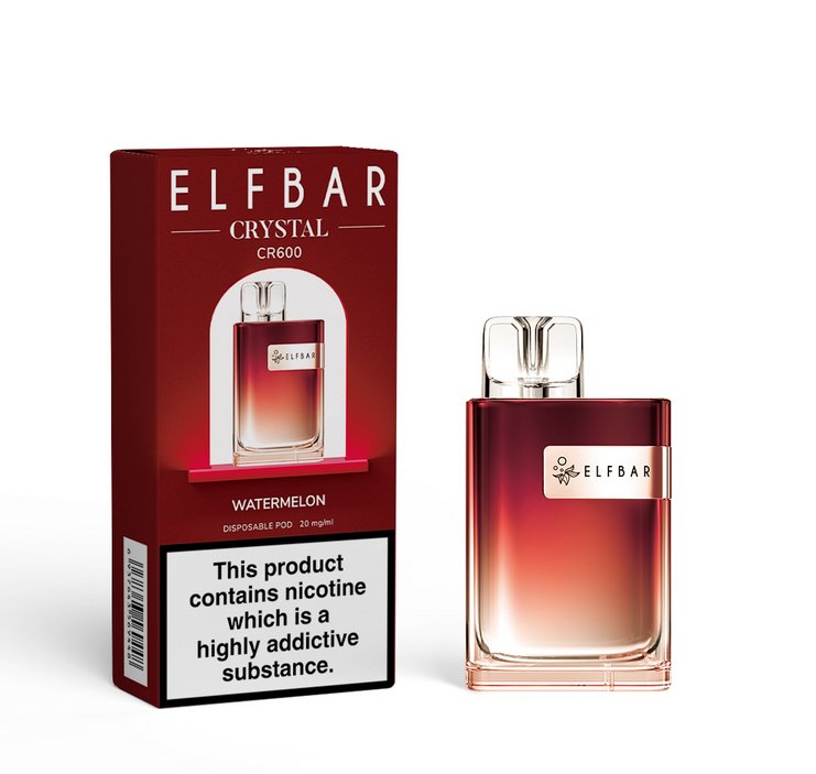 ELF Bar Crystal CR600 Disposable Vape Device - Box of 10