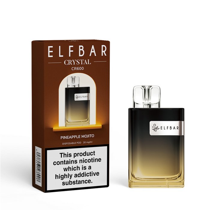 ELF Bar Crystal CR600 Disposable Vape Device - Box of 10
