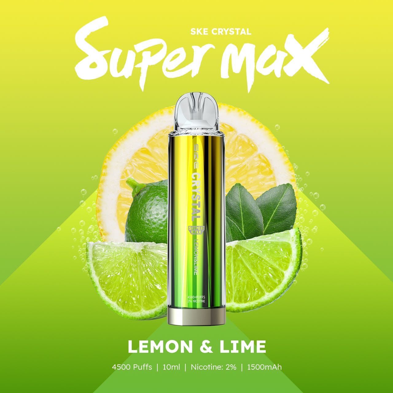 Ske Crystal Super Max 4500 Puffs Disposable Vape - Box of 10