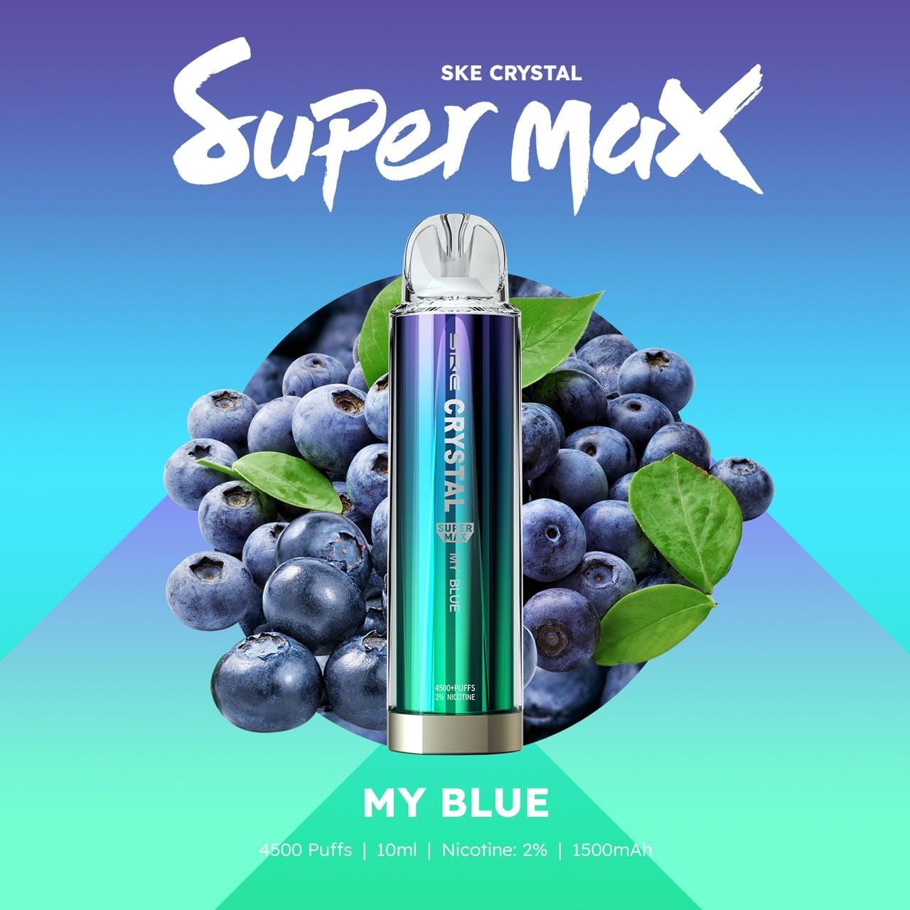Ske Crystal Super Max 4500 Puffs Disposable Vape - Box of 10