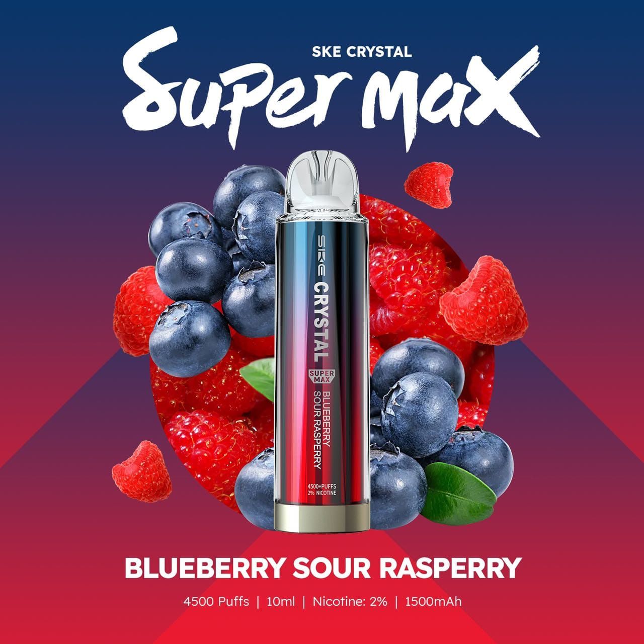 Ske Crystal Super Max 4500 Puffs Disposable Vape - Box of 10