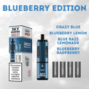 4 in 1 Sky Hunter 2600 Puffs Disposable Vape Pod Kit Pack of 5