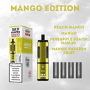 4 in 1 Sky Hunter 2600 Puffs Disposable Vape Pod Kit Pack of 5