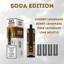 4 in 1 Sky Hunter 2600 Puffs Disposable Vape Pod Kit Pack of 5