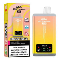 WGA Crystal Plus 20000 Puffs Dual Flavours box of 10