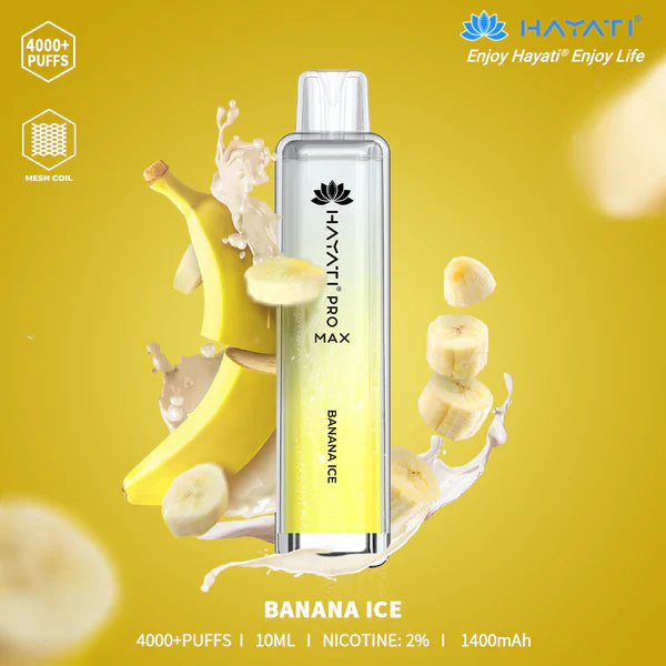 The Hayati Pro Max 4000 Disposable Vape Device 20MG