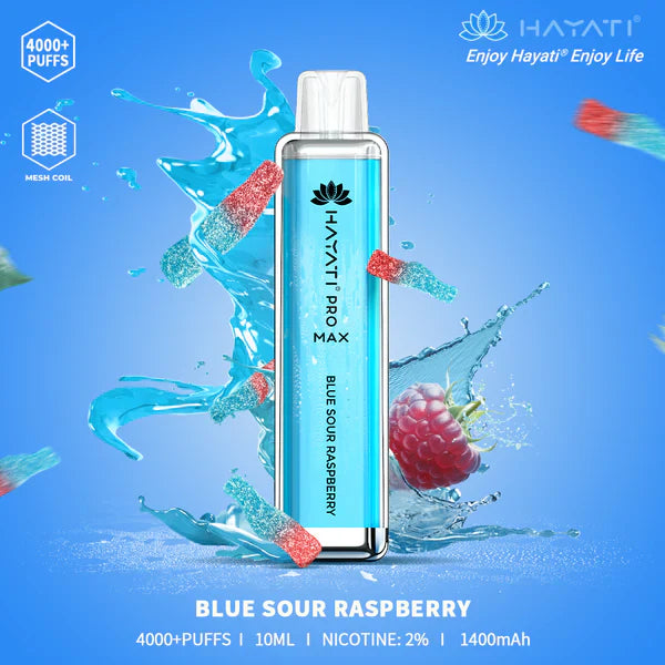 The Hayati Pro Max 4000 Disposable Vape 20MG 10 x Multipack