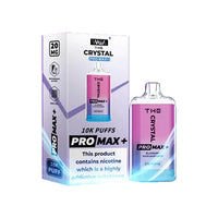 The Crystal Pro Max Plus 10000 Disposable Vape Pod 20MG 10x Multipack