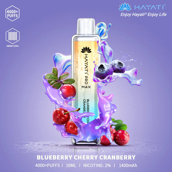 The Hayati Pro Max 4000 Disposable Vape 20MG 10 x Multipack
