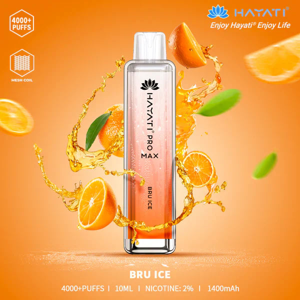 The Hayati Pro Max 4000 Disposable Vape 20MG 10 x Multipack