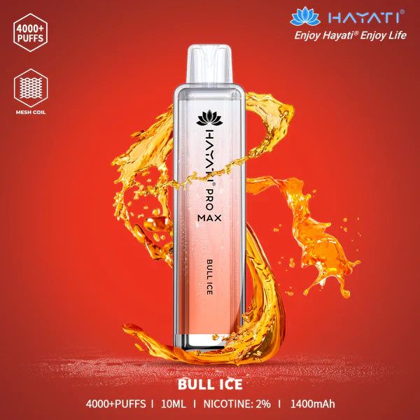 The Hayati Pro Max 4000 Disposable Vape 20MG 10 x Multipack