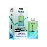 The Crystal Pro Max Plus 10000 Disposable Vape Pod 20MG 10x Multipack