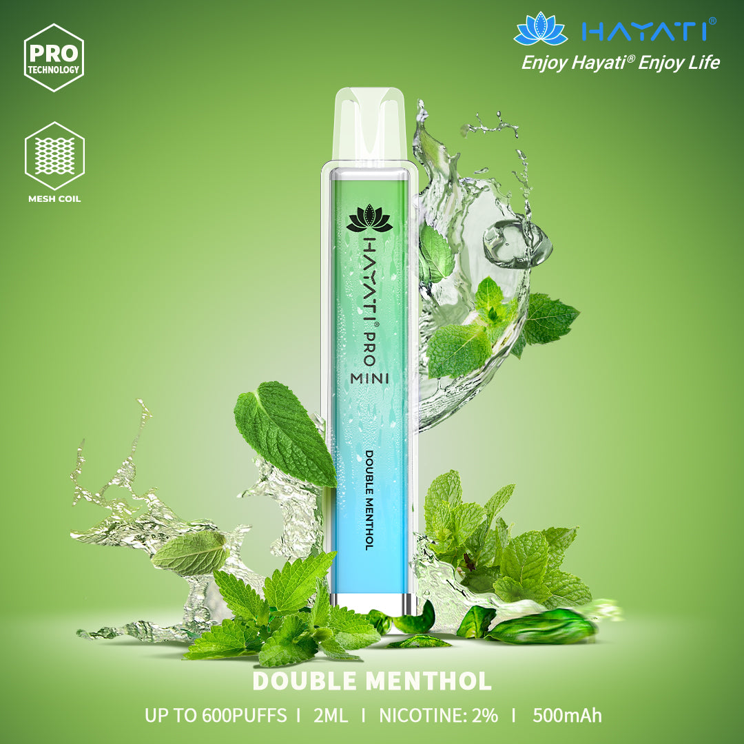 Hayati Pro Mini 600 Puff Disposable Device 20MG - Box of 10 wholesale bulk buy supplies