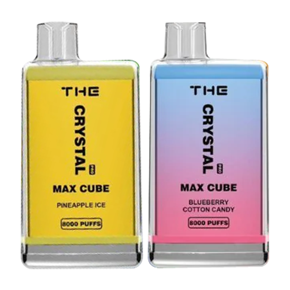 The Crystal Pro Max Cube 8000 Disposable Vape Pod 10x Multipack – 20MG