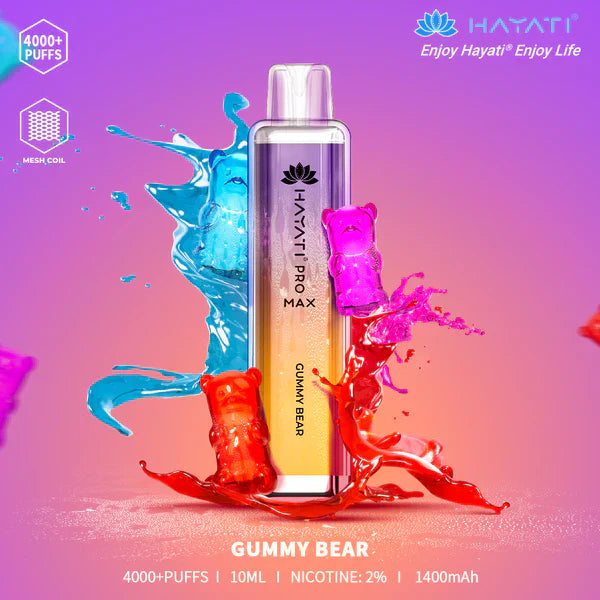 The Hayati Pro Max 4000 Disposable Vape 20MG 10 x Multipack