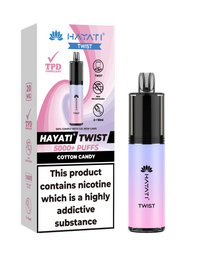 HAYATI TWIST 5000 PUFFS VAPE Box of 5