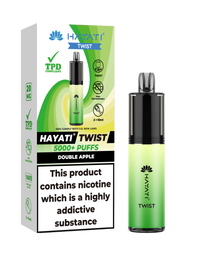 HAYATI TWIST 5000 PUFFS VAPE Box of 5