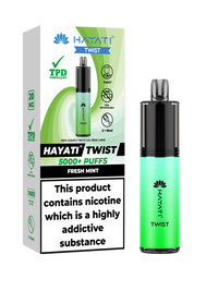 HAYATI TWIST 5000 PUFFS VAPE Box of 5