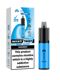 HAYATI TWIST 5000 PUFFS VAPE Box of 5