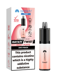 HAYATI TWIST 5000 PUFFS VAPE Box of 5
