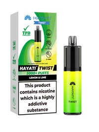 HAYATI TWIST 5000 PUFFS VAPE Box of 5