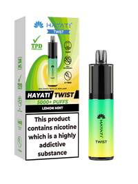 HAYATI TWIST 5000 PUFFS VAPE Box of 5