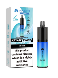 HAYATI TWIST 5000 PUFFS VAPE Box of 5