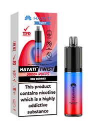 HAYATI TWIST 5000 PUFFS VAPE Box of 5
