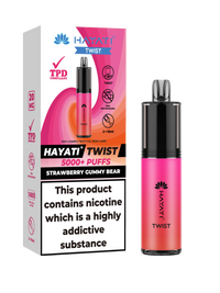 HAYATI TWIST 5000 PUFFS VAPE Box of 5