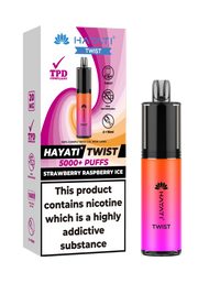 HAYATI TWIST 5000 PUFFS VAPE Box of 5
