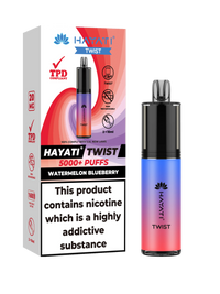 HAYATI TWIST 5000 PUFFS VAPE Box of 5