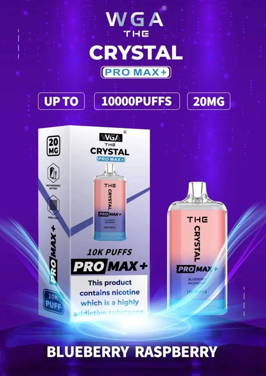 The Crystal Pro Max + 10000 Disposable Vape Puff Bar 