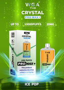 The Crystal Pro Max + 10000 Disposable Vape Puff Bar 