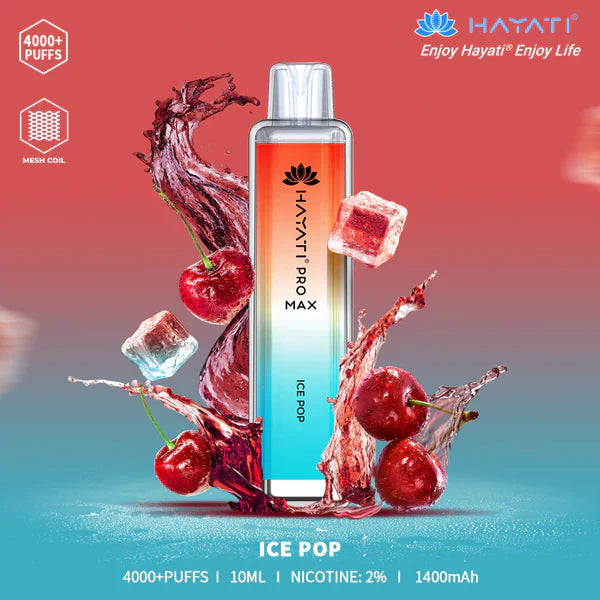 The Hayati Pro Max 4000 Disposable Vape 20MG 10 x Multipack
