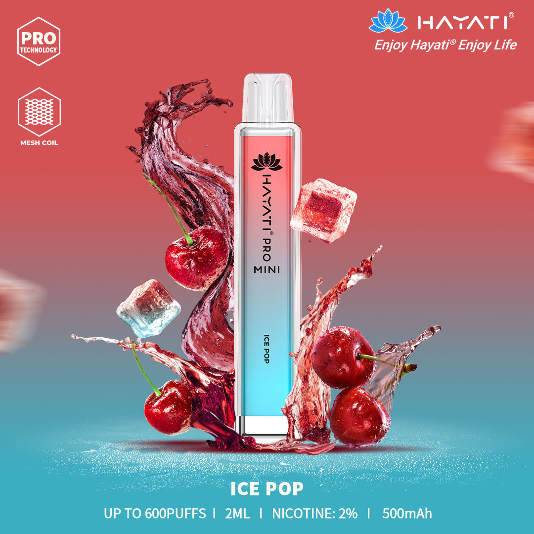 Hayati Pro Mini 600 Puff Disposable Device 20MG - Box of 10 wholesale bulk buy supplies