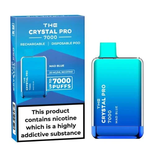 The Crystal Pro 7000 Disposable Vape Pod 10x Multipack