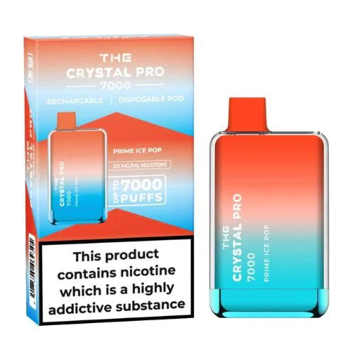 The Crystal Pro 7000 Disposable Vape Pod 10x Multipack