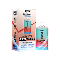 The Crystal Pro Max Plus 10000 Disposable Vape Pod 20MG 10x Multipack