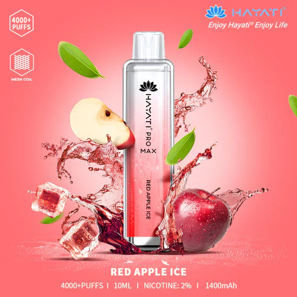 The Hayati Pro Max 4000 Disposable Vape 20MG 10 x Multipack