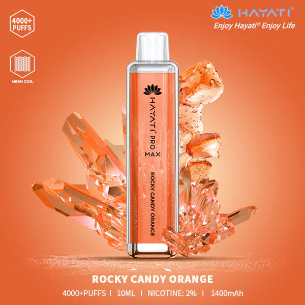 The Hayati Pro Max 4000 Disposable Vape Device 20MG