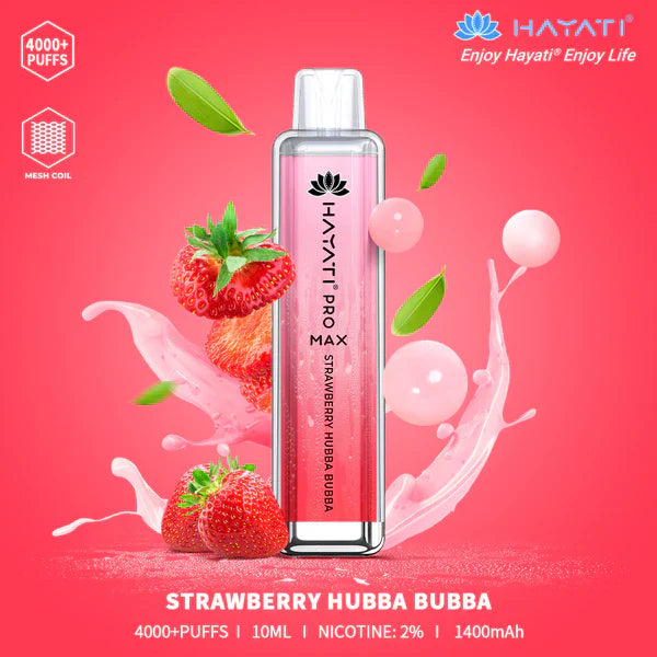 The Hayati Pro Max 4000 Disposable Vape Device 20MG