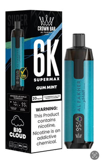 Al Fakher Supermax 6000 Disposable Vape Box of 10