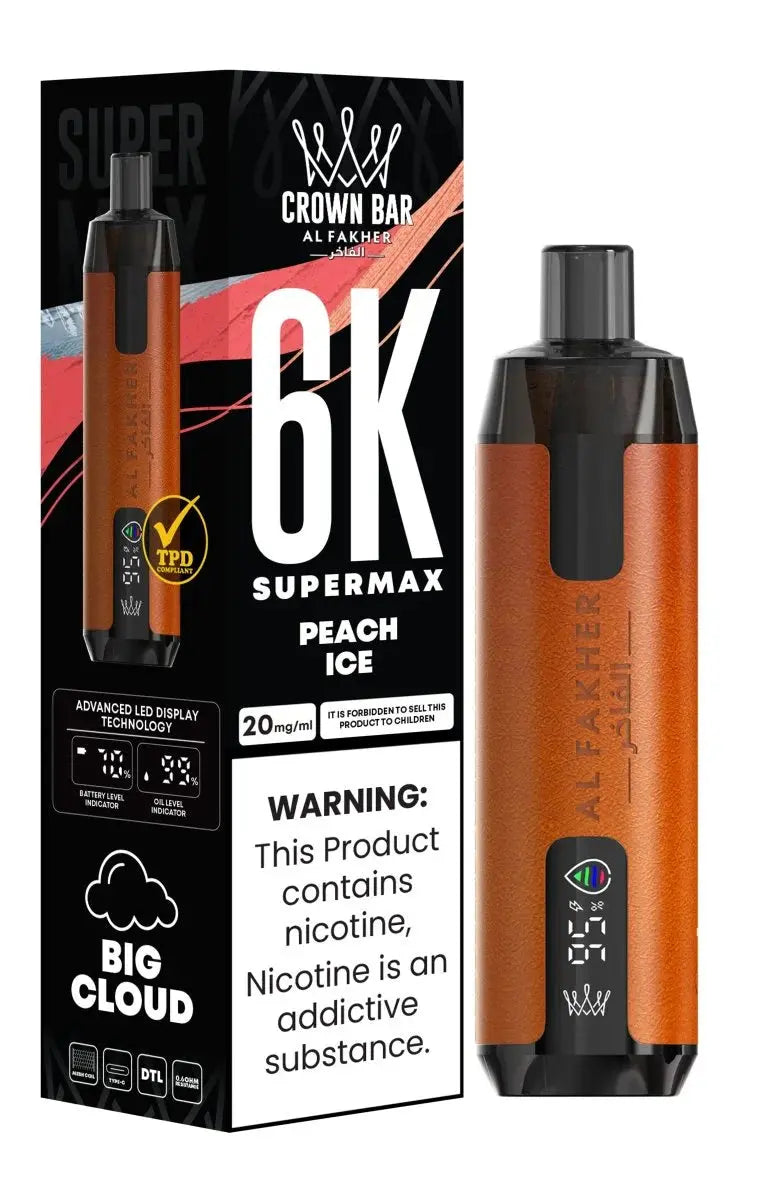 Al Fakher Supermax 6000 Disposable Vape Box of 10