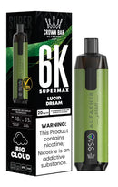 Al Fakher Supermax 6000 Disposable Vape Box of 10