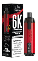 Al Fakher Supermax 6000 Disposable Vape Box of 10