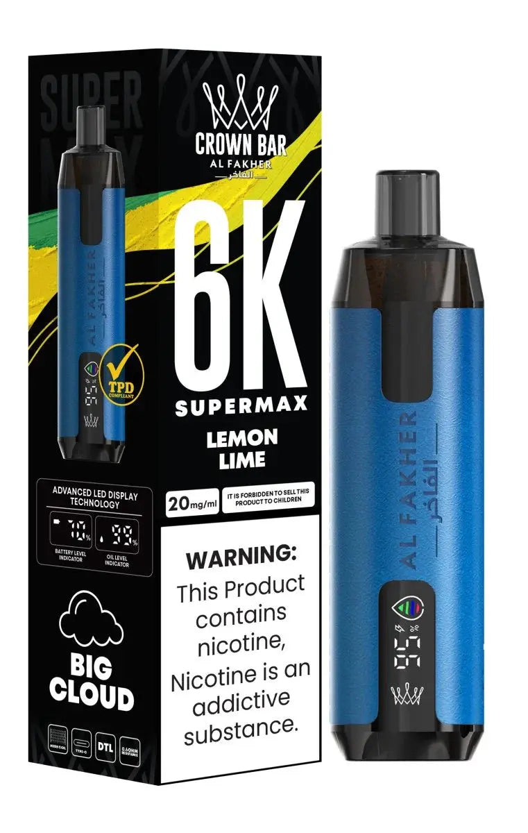 Al Fakher Supermax 6000 Disposable Vape Box of 10