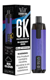 Al Fakher Supermax 6000 Disposable Vape Box of 10