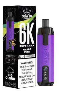 Al Fakher Supermax 6000 Disposable Vape Box of 10